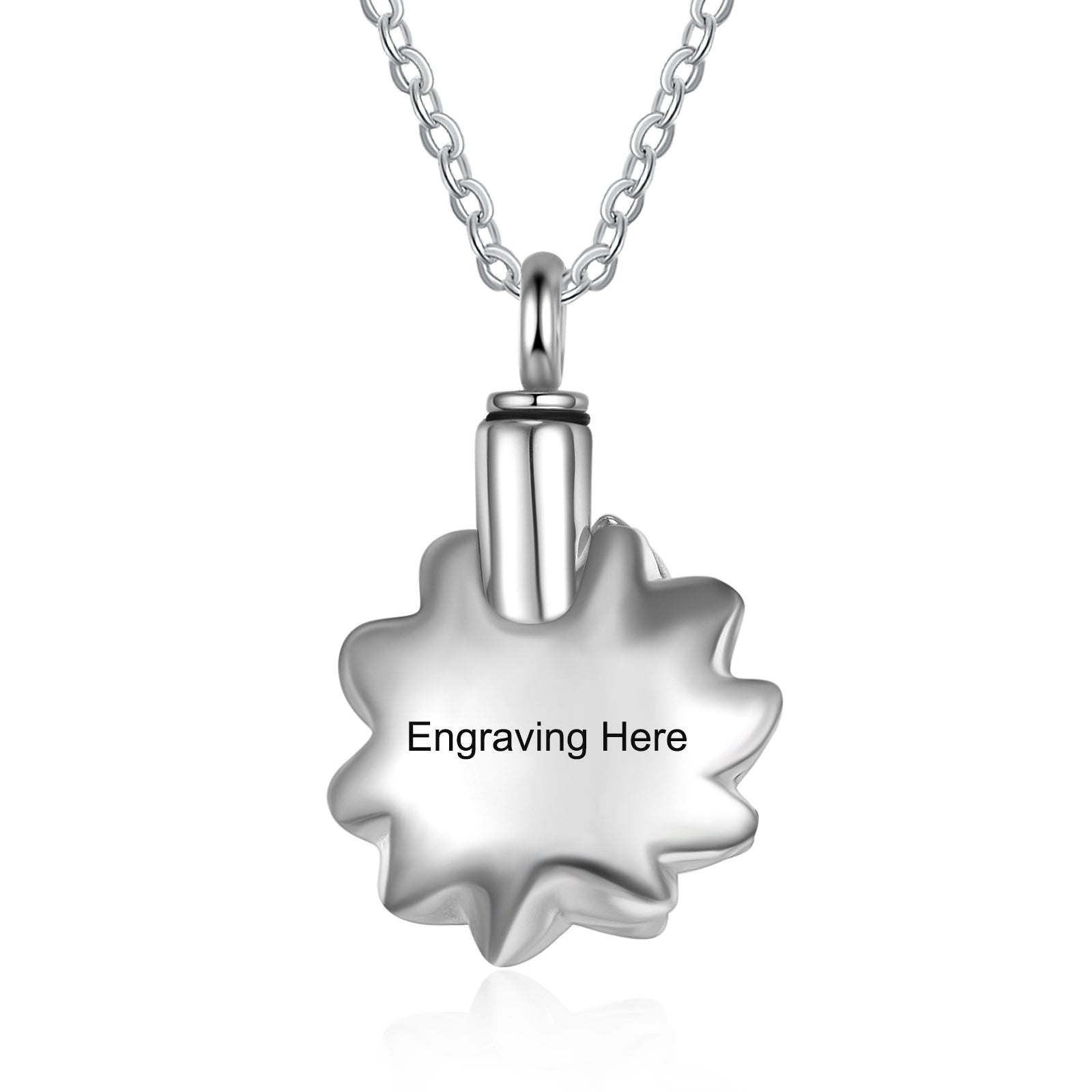 Mom Sunflower Ashes Necklace