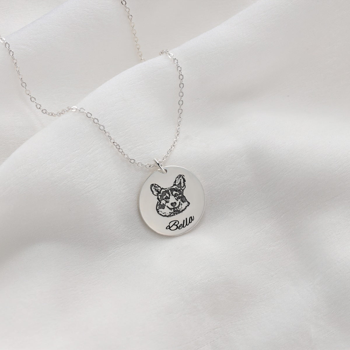 Personalized Pet Portrait Necklace