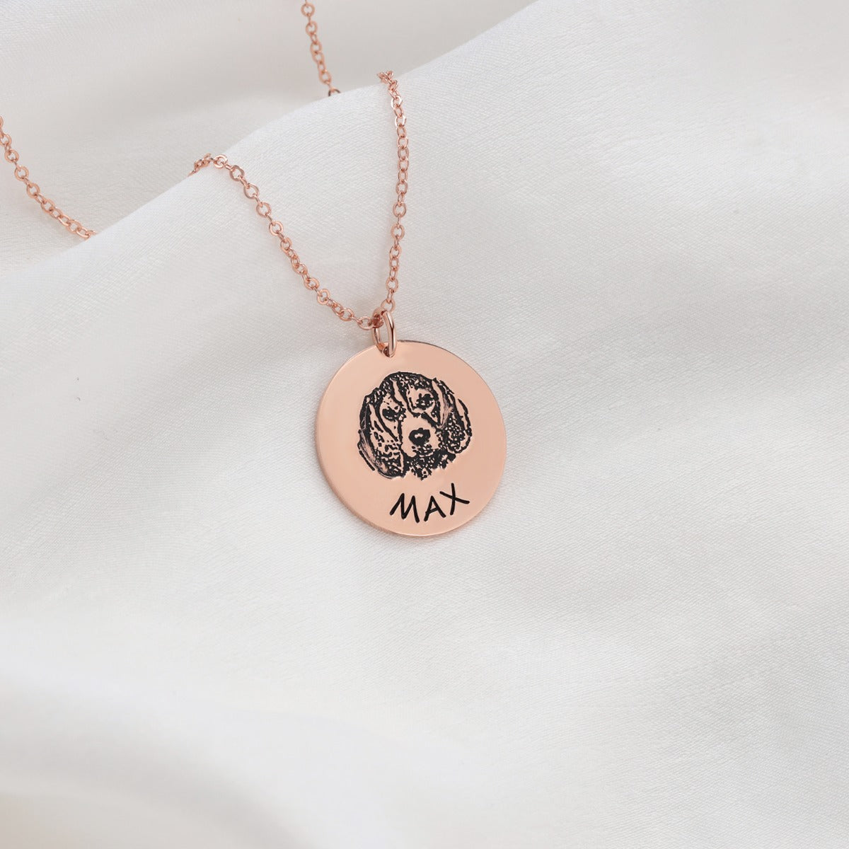 Personalized Pet Portrait Necklace