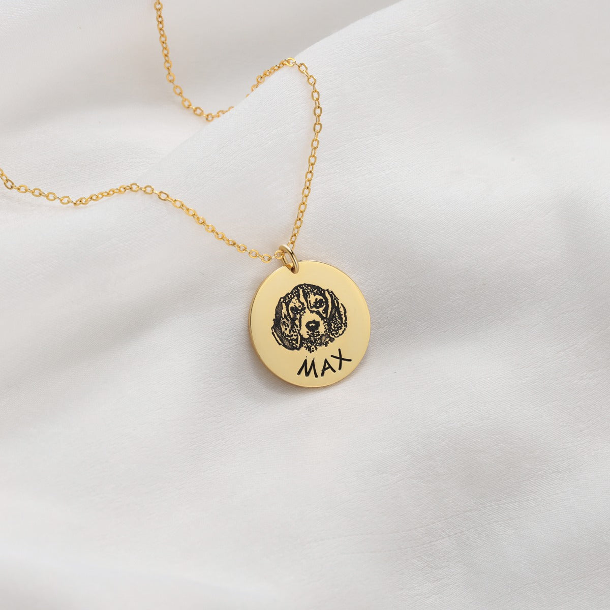 Personalized Pet Portrait Necklace