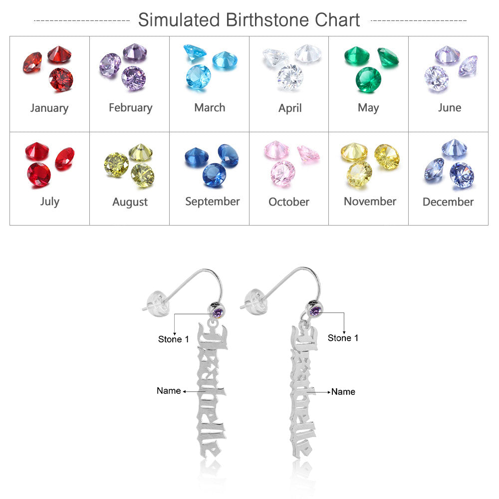 Custom Name Earrings