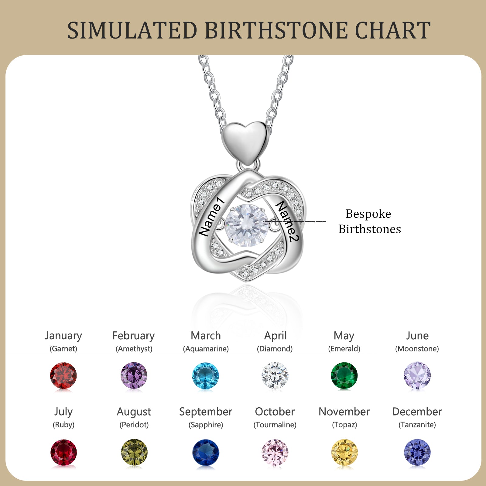 Personalized Love Heart Necklace with photo inside