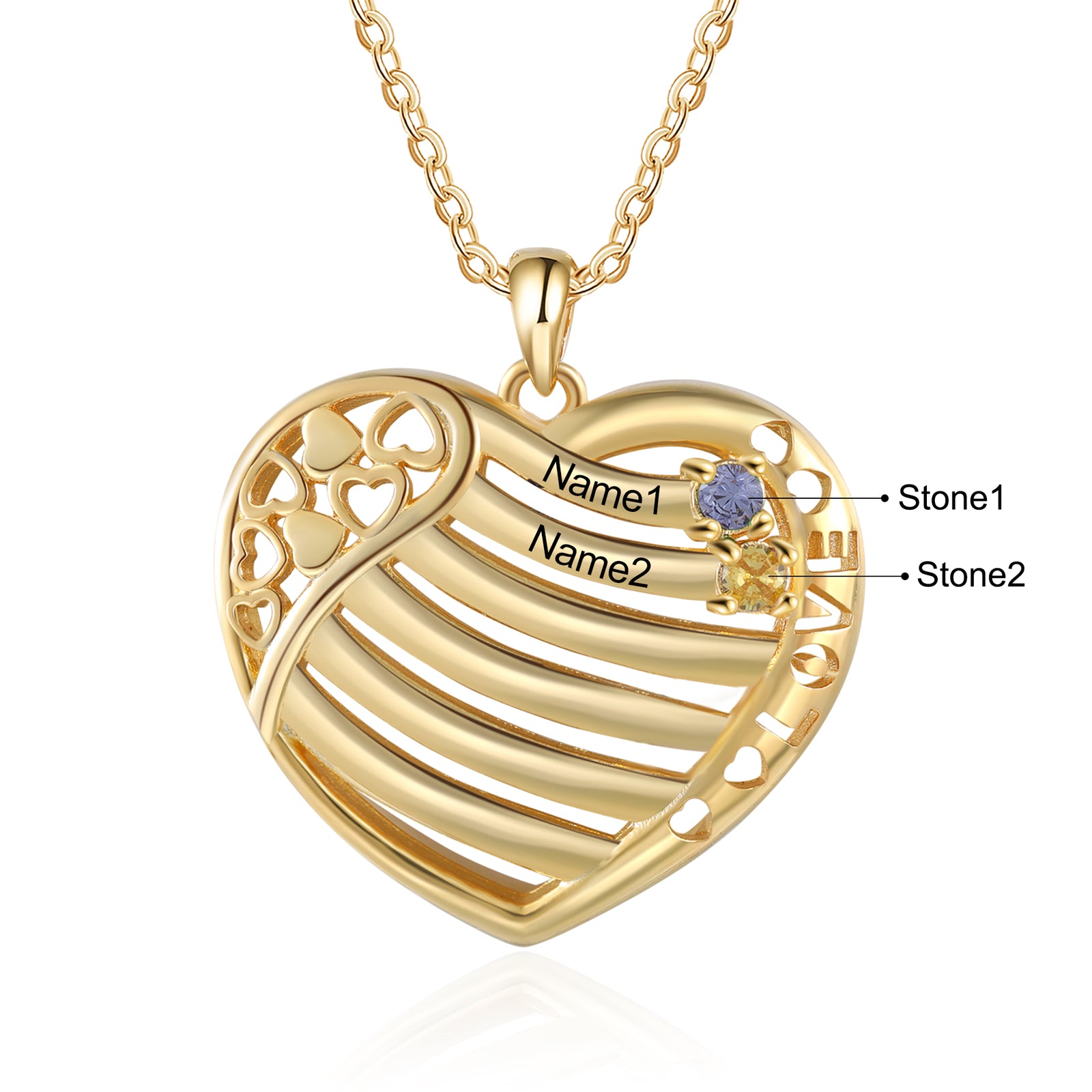 Custom Heart Necklace