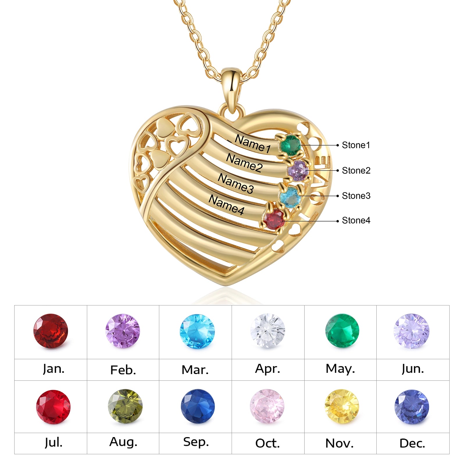 Custom Heart Necklace