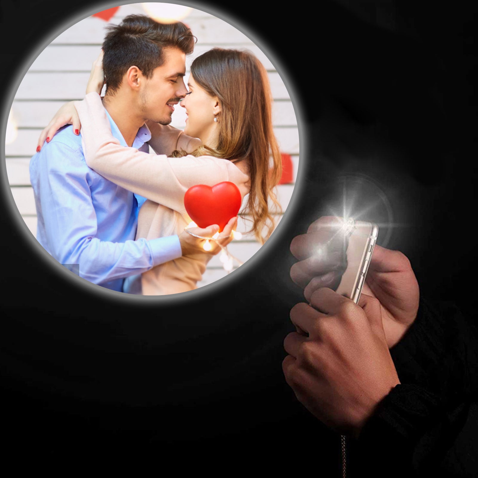 CustomPhoto Projection Couple Bracelet