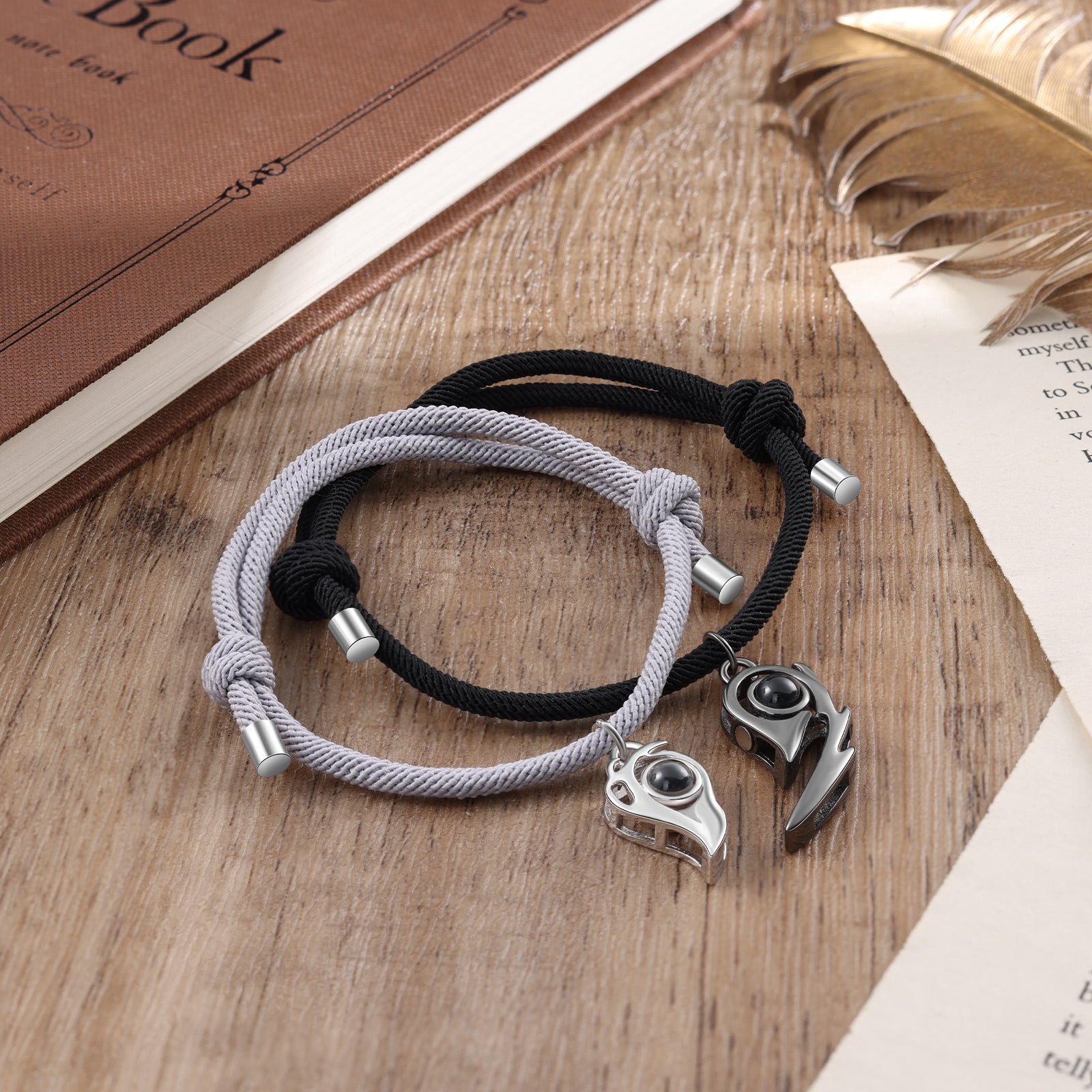 CustomPhoto Projection Couple Bracelet