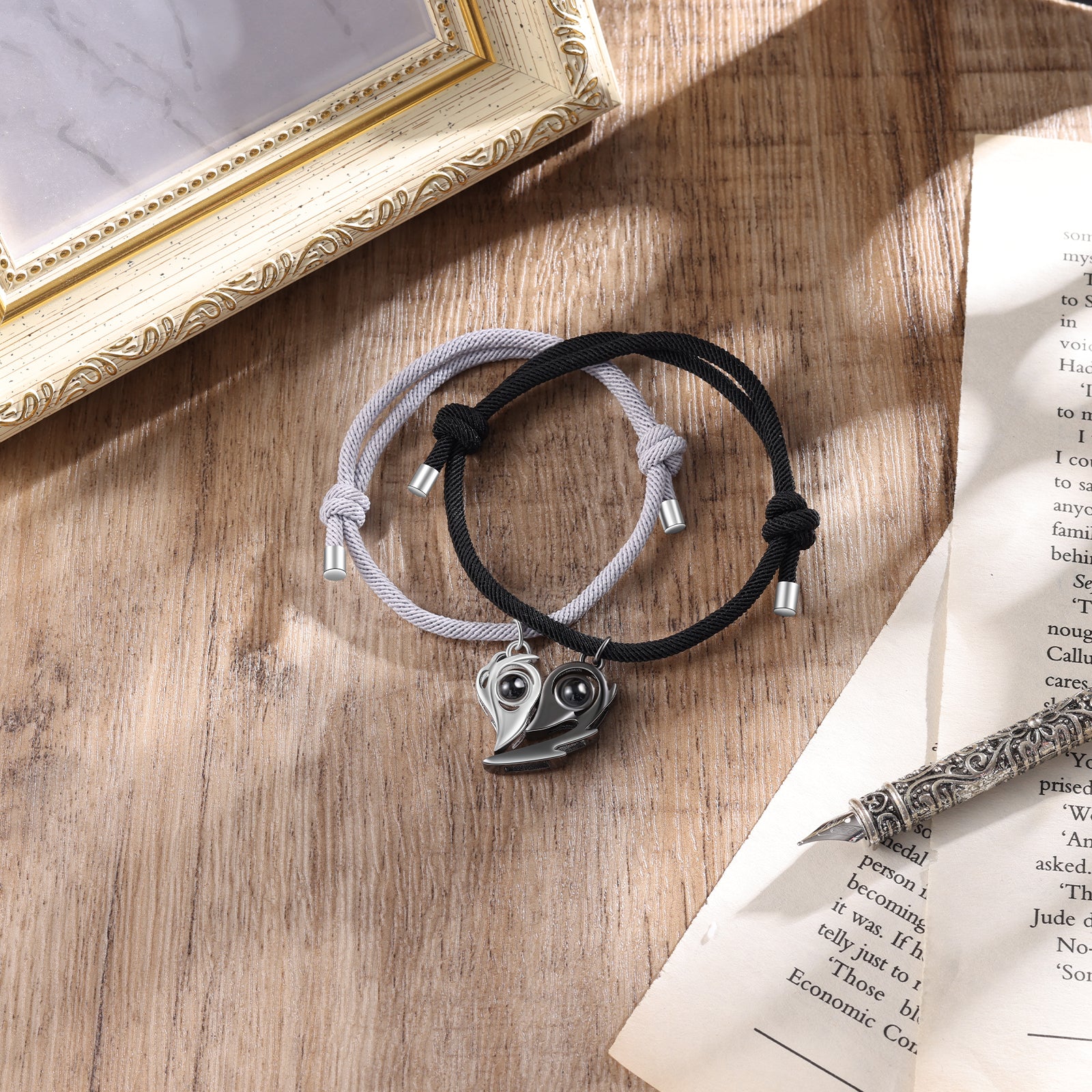 CustomPhoto Projection Couple Bracelet