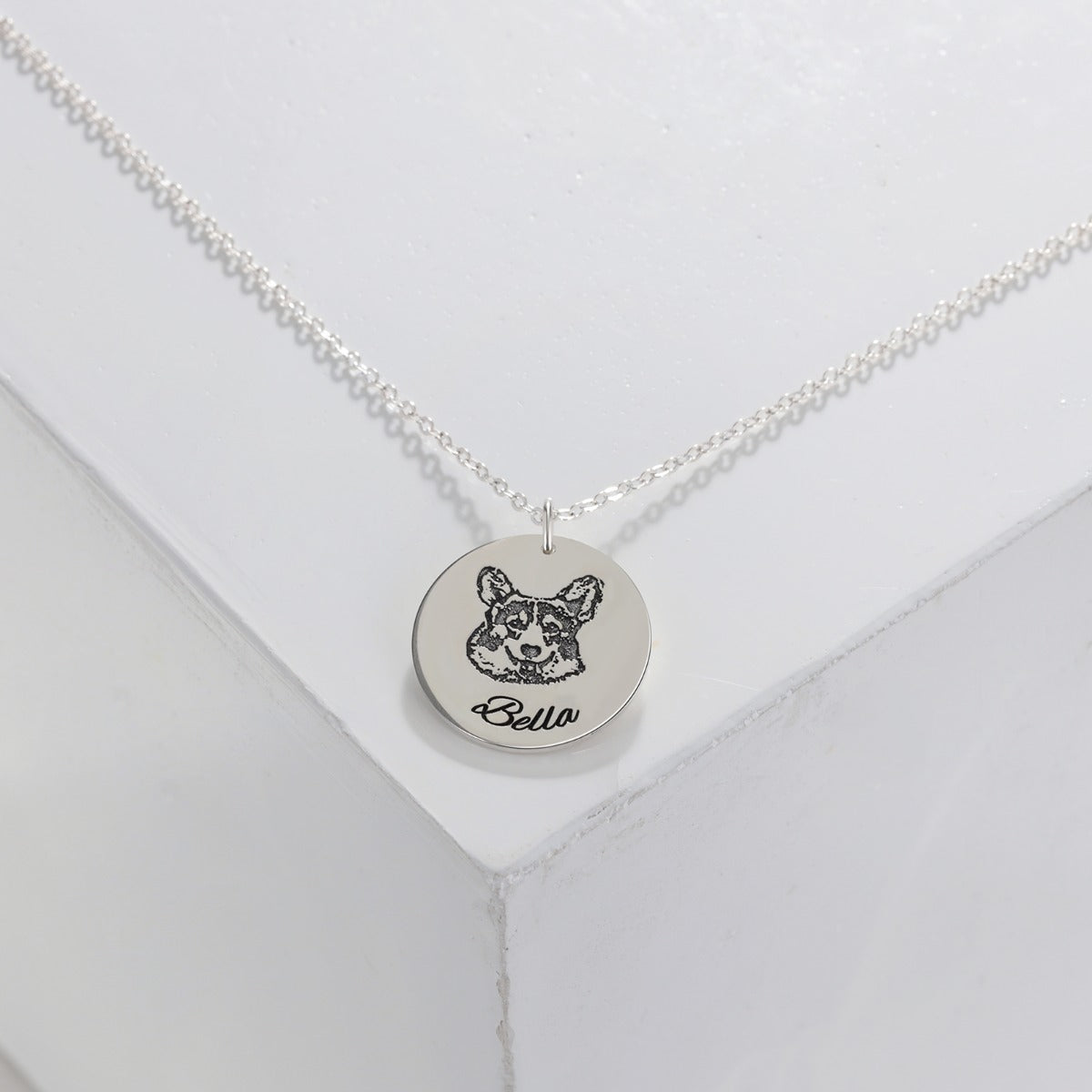Personalized Pet Portrait Necklace
