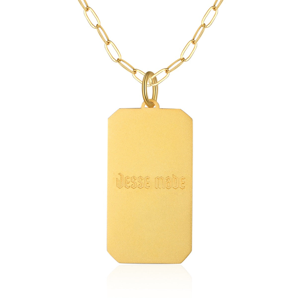 18K Gold Plated Rhodium Plated Animal Dog Pendant Necklace