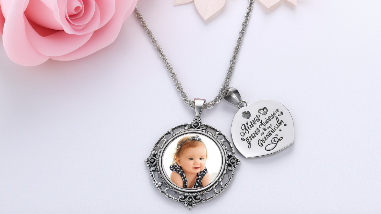 photo necklace