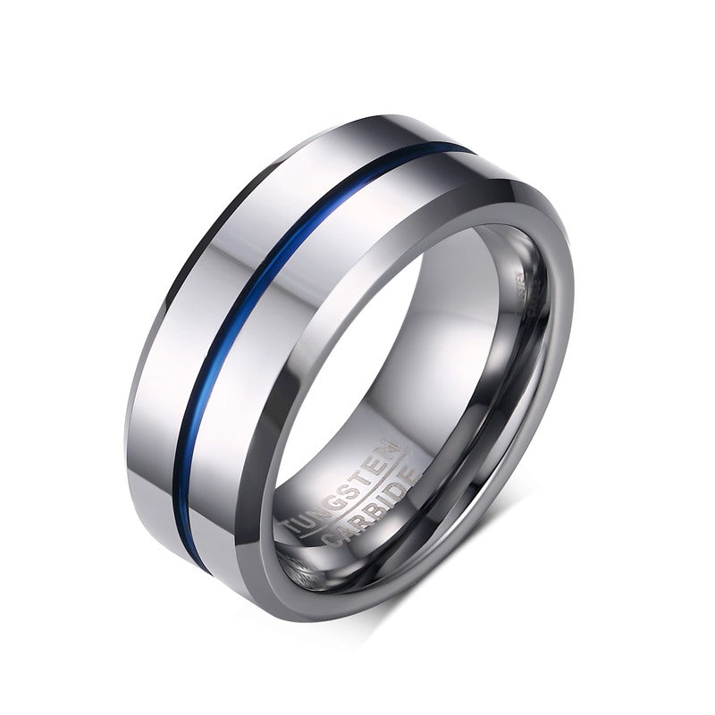 Best Dropship Product Engraved Tungsten Steel Ring