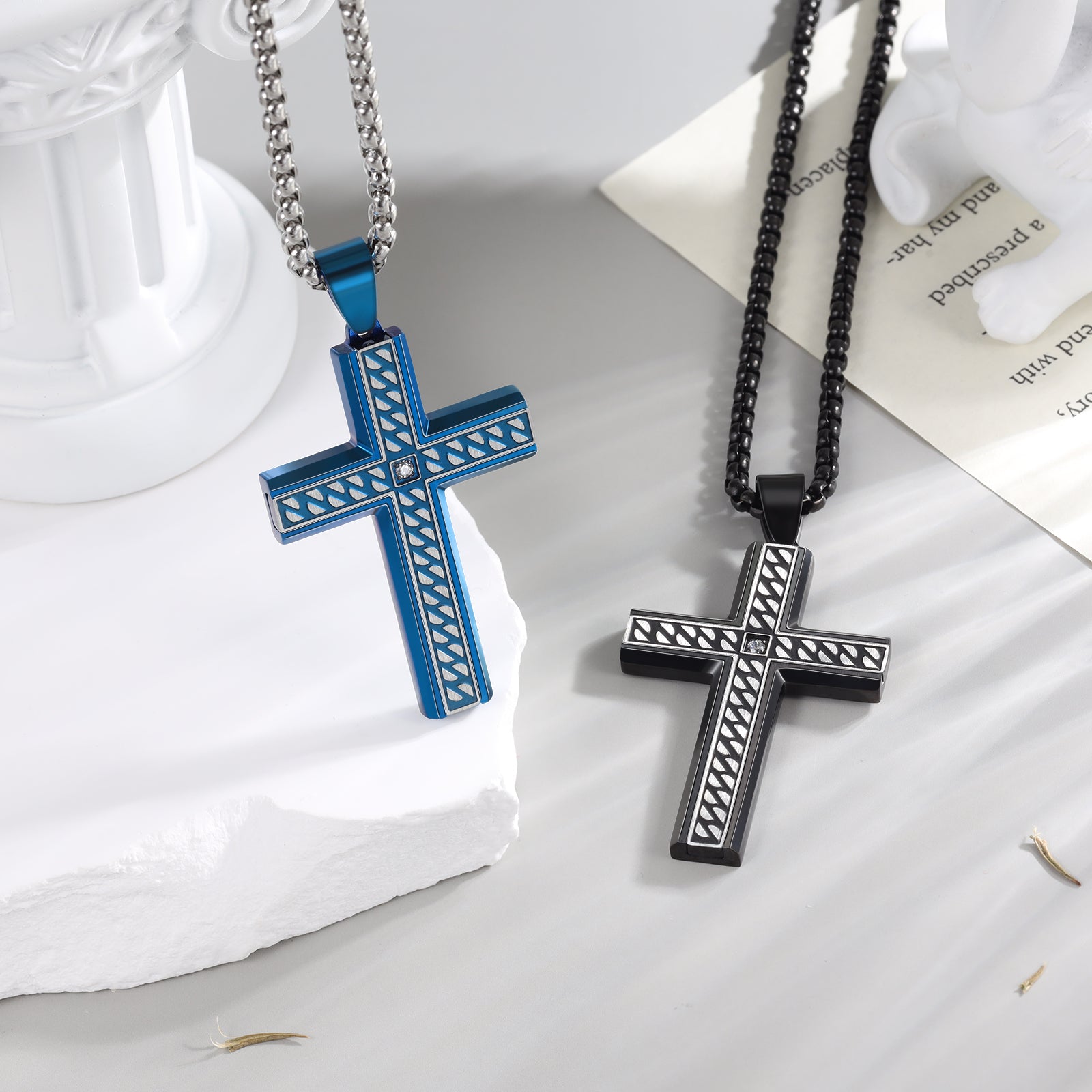 Custom Cross Men Necklace