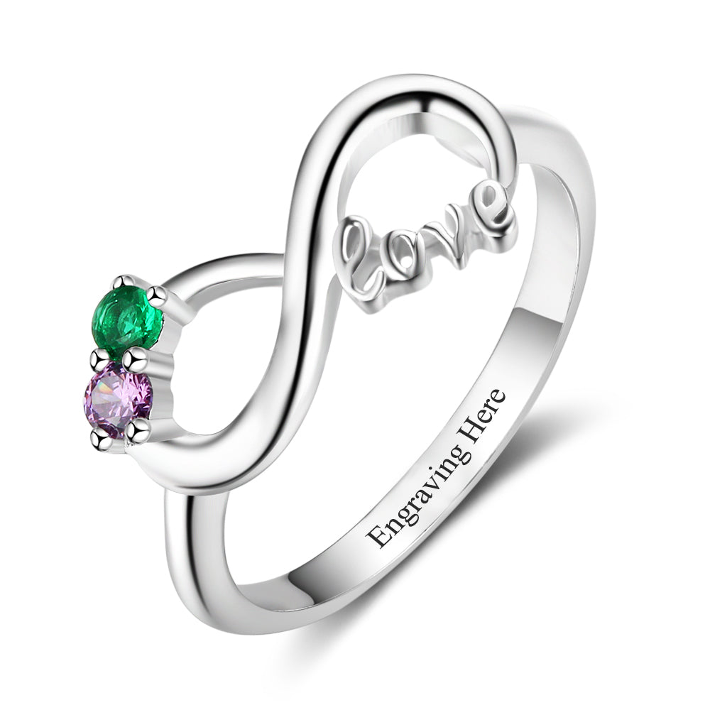 Custom 925 Sterling Silver LOVE Ring