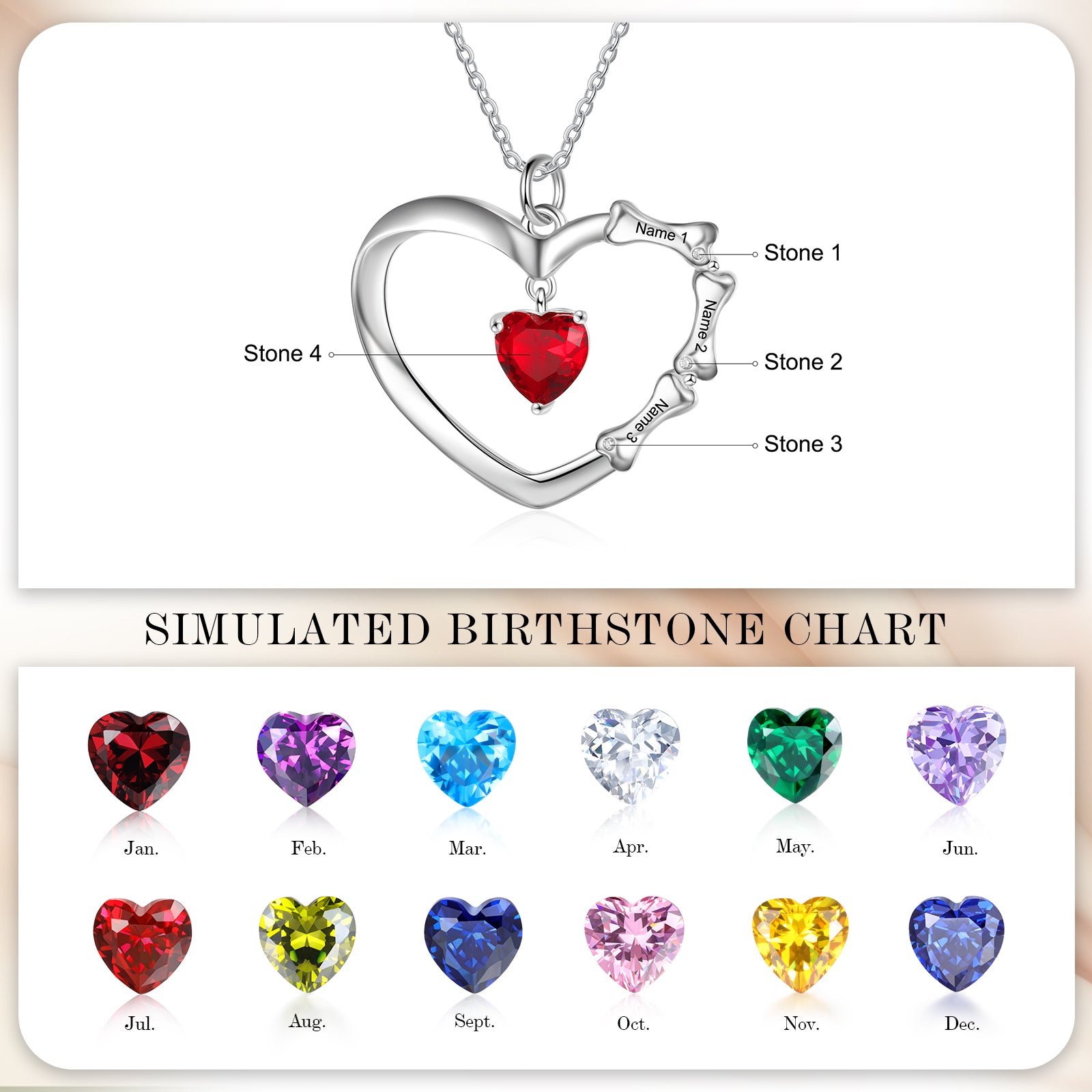 Custom Heart Necklace