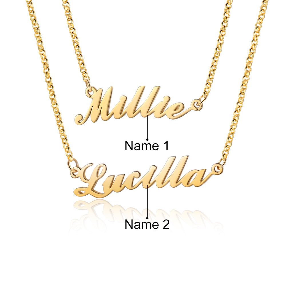 925 Sterling Silver Personalized Name Necklace