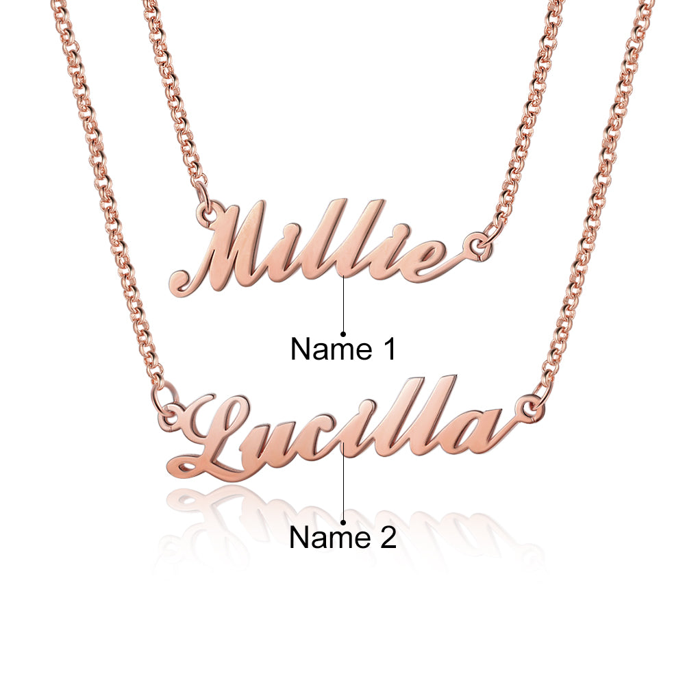 925 Sterling Silver Personalized Name Necklace