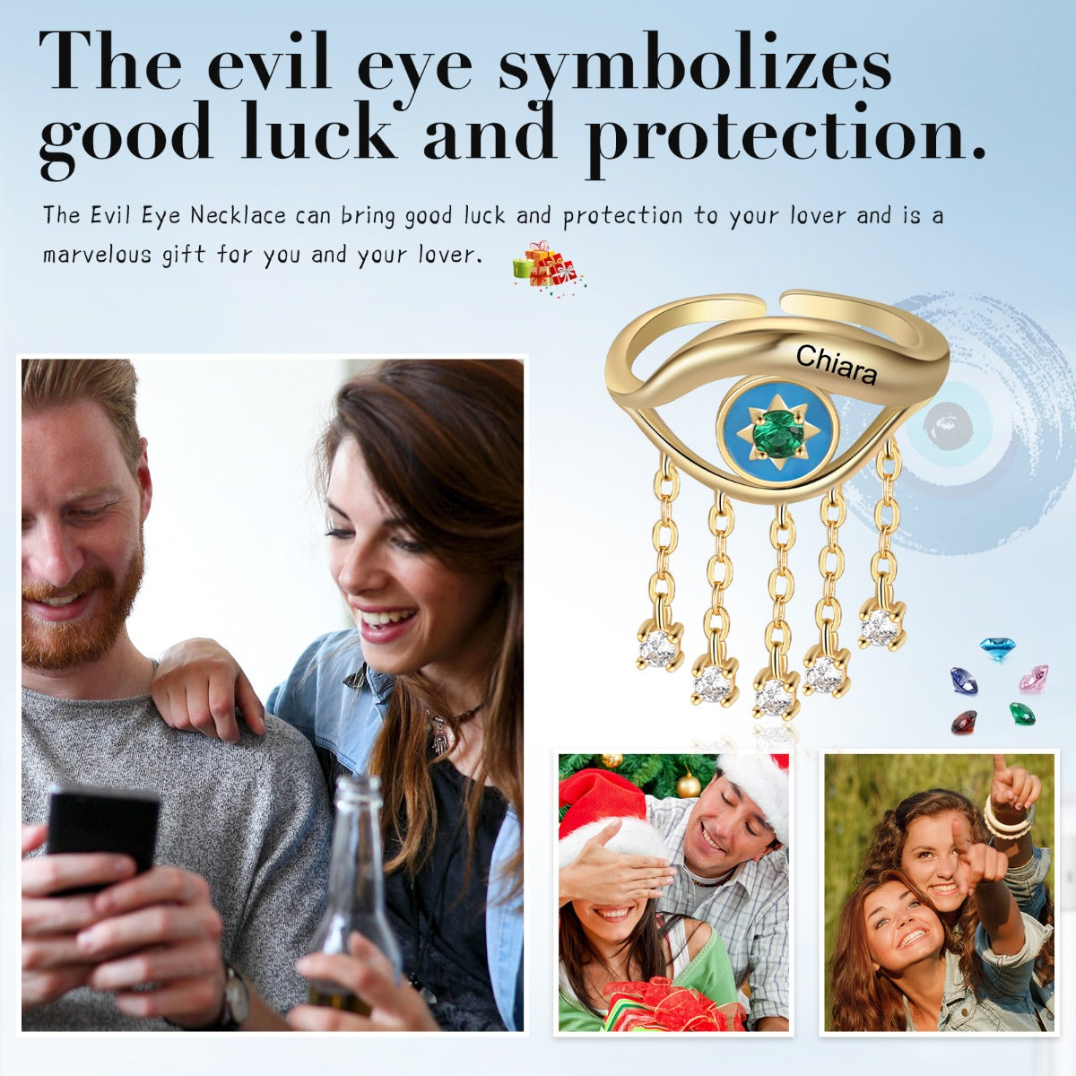Evil Eye Opening Ring
